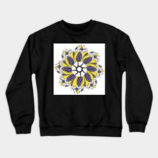 round of flowers Crewneck Sweatshirt